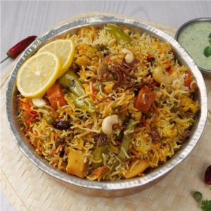 Vegetable Dum Biryani (Sharing) Serves Two